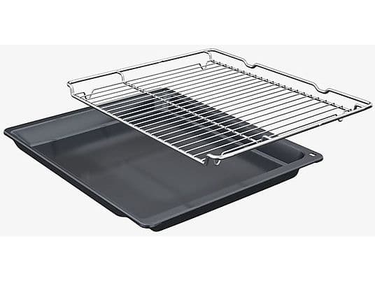 Horno - Bosch HBA574ES3, Multifunción, Pirolítico, 71 l, 59.4 cm, HotAir 3D, Asistente de limpieza con agua, Inox - Image 6