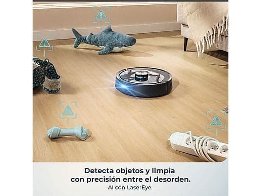 Robot friegasuelos - Cecotec Conga M100 Spin AI, Navegación inteligente IA, Programable, Negro - Image 3