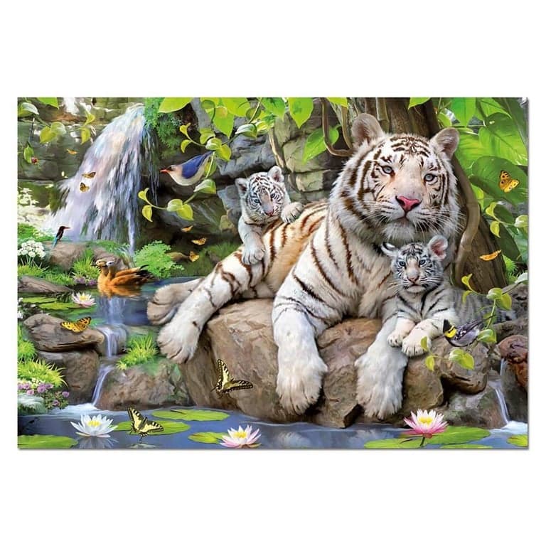 PUZZLE 1000 PIECES BLANC DU BENGALE - Image 2
