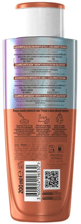 L'Oréal París    

            Elvive Growth Booster Champú Anticaída - Image 2