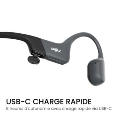 Casque SHOKZ OpenRun USB-C Noir - Image 8