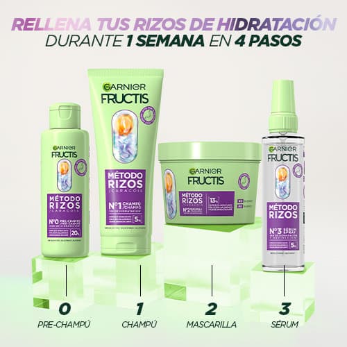 Garnier    

            Fructis Método Rizos Mascarilla nº2 para Rizos Hidratados - Image 6