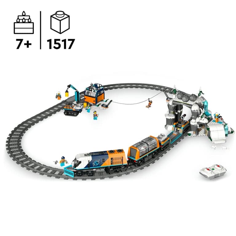 Juego de construcción Tren Expreso Polar Ártico de los Exploradores LEGO City - 60470 - Image 3