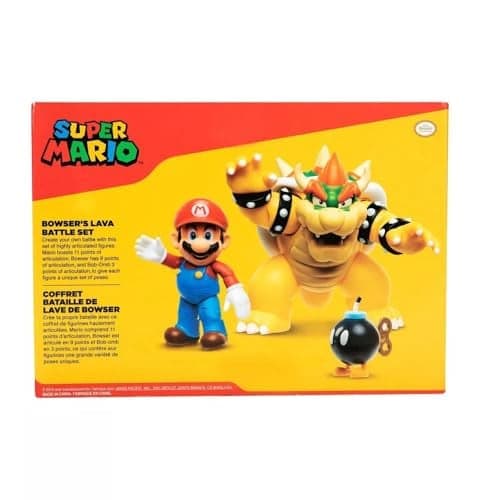 Disney Super Mario - Bataille avec Bowser - Licence Officielle - Coffret Pont Dynamique & Figurine - Son & Lumière - Lave Rougeoyante - Immersion Jeu - Dès 3 Ans - Image 7