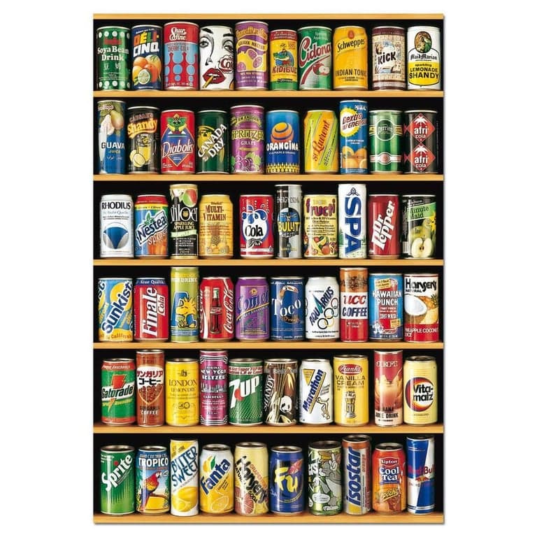 PUZZLE 1500 PIECES CANNETTES - Image 1