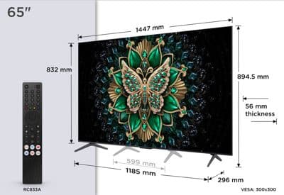 TV Mini Led TCL 65C69K 2025-65 pouces (164cm) - Image 4