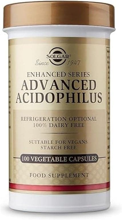 SOLGAR Acidophilus Avan 100Comp - Image 1