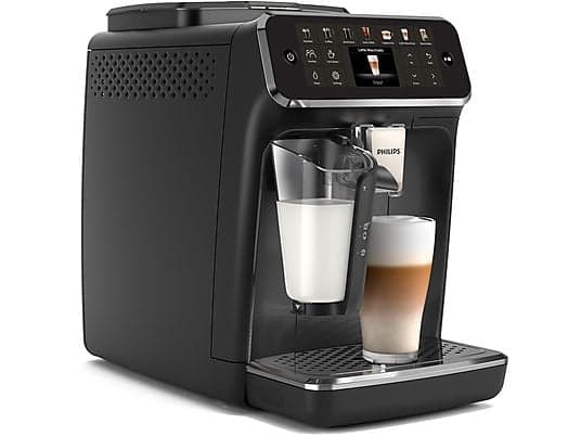 Cafetera superautomática - Philips EP4441/50, LatteGo, Pantalla táctil, 12 ajustes, Función QuickStart, 15 bar, 1500 W, Filtro AquaClean, 1.8 l, Negro - Image 3