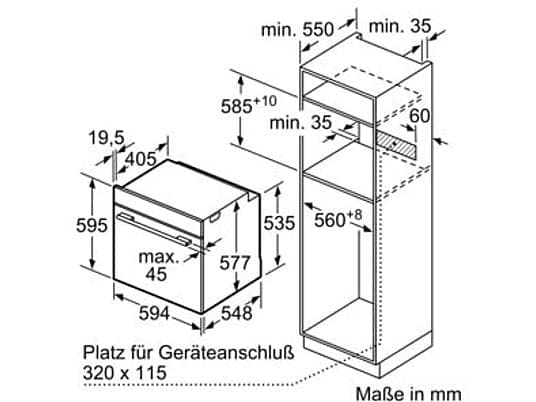 BOSCH HBG7221B2, Einbaubackofen (Einbaugerät, 71 l, 594 mm breit), Serie 8 - Image 4