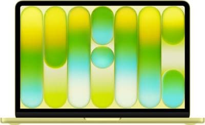 Ordinateur Apple MACBOOK Neo Puce A18 Pro CPU 6 / GPU 5 coeurs Mémoire RAM 8Go Stockage 256Go SSD Jaune agrume - Image 1