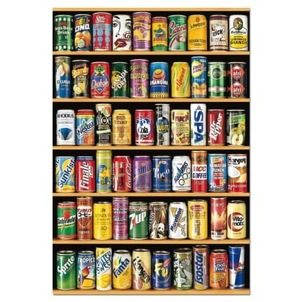 PUZZLE 1500 PIECES CANNETTES - Image 2