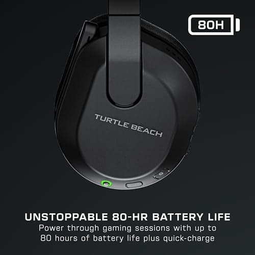 Turtle Beach Stealth 600 Console Noir Casque Gaming sans Fil w/ 80hr Batterie, Écouteurs de 50mm et Bluetooth pour Xbox Series X ou S, PC et Mobile - Image 5