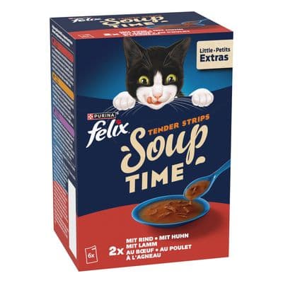 Felix Soup Time Tender Strips 6 x 48 g - Image 1