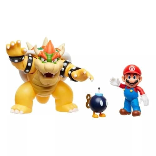 Disney Super Mario - Bataille avec Bowser - Licence Officielle - Coffret Pont Dynamique & Figurine - Son & Lumière - Lave Rougeoyante - Immersion Jeu - Dès 3 Ans - Image 4