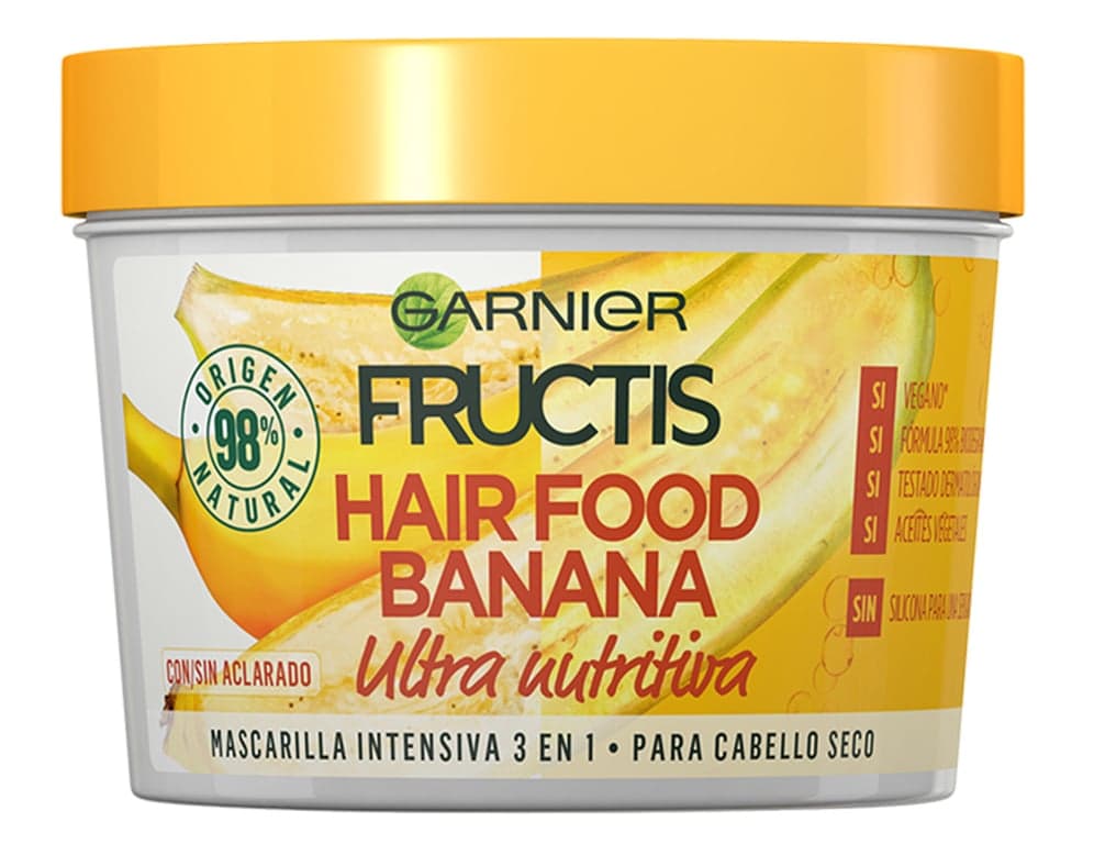 Garnier    

            Fructis Hair Food Mascarilla Cabello 3 en 1 Banana - Image 7