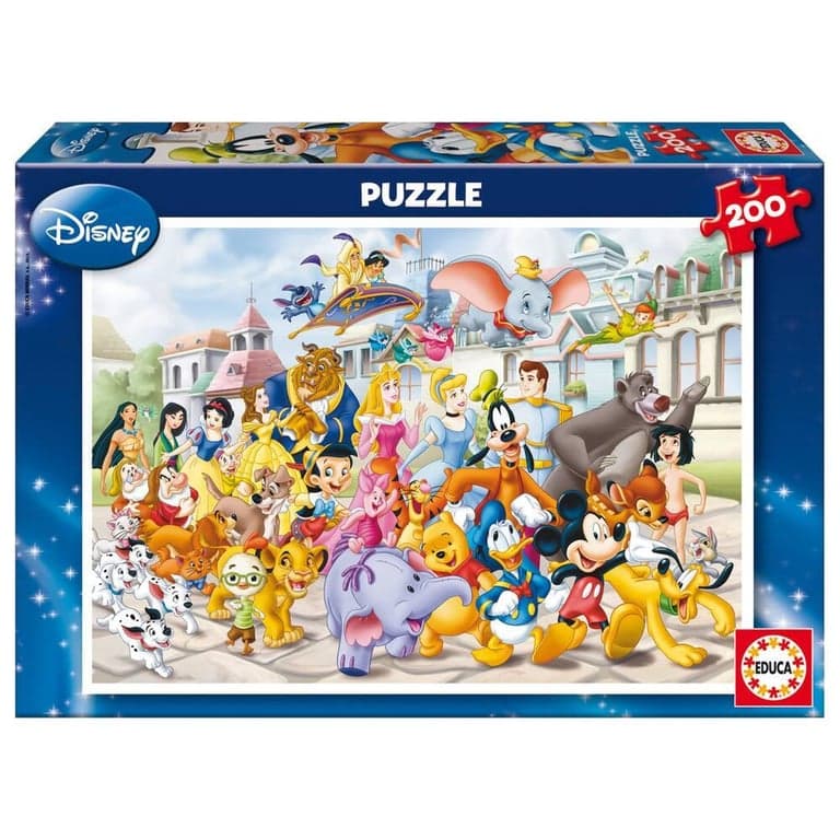 PUZZLE 200 PIECES DEFILE DISNEY - Image 1