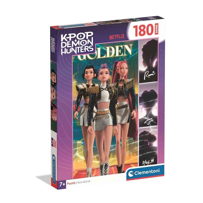 Puzzle 180 Super K-Pop Demon Hunters Clementoni - Image 1