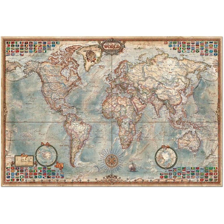PUZZLE 4000 PIECES MAPPEMONDE - Image 1