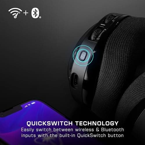 Turtle Beach Stealth 600 Console Noir Casque Gaming sans Fil w/ 80hr Batterie, Écouteurs de 50mm et Bluetooth pour Xbox Series X ou S, PC et Mobile - Image 4