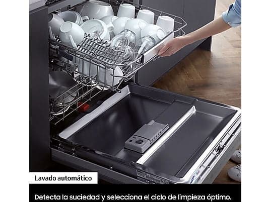 Lavavajillas - Samsung DW60M6050FS, 14 servicios, 7 programas, 59.8 cm, Función Higiene, Configuración Flexible, Inox - Image 6