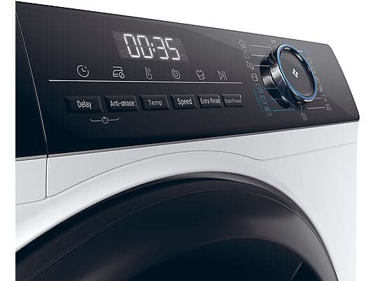 Lavadora carga frontal - Haier I-Pro Series 3 HW90-BP14939-S, 9kg, 1400rpm, Motor Inverter, Vapor, Antibacterias, Blanco - Image 6