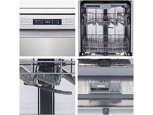 Lavavajillas - Hisense HS623D10X, 14 servicios, 7 programas, 60 cm, Media Carga, Tercera bandeja, Inox - Image 6