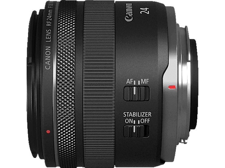 CANON RF 24 mm f./1.8 STM, IS (Objektiv für Canon R-Mount, Schwarz) - Image 1