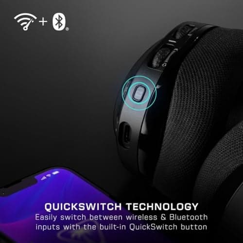 Turtle Beach Stealth 600 Console Noir Casque Gaming sans Fil w/ 80hr Batterie, Écouteurs de 50mm et Bluetooth pour Xbox Series X ou S, PC et Mobile - Image 3
