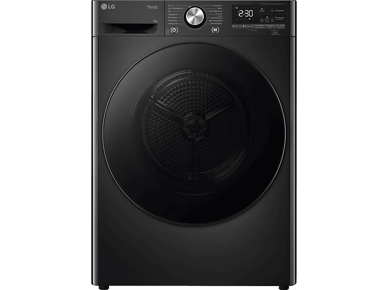 LG RT90V9B Wärmepumpentrockner (9 kg, Schwarz) - Image 1