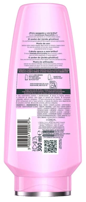 L'Oréal París    

            Elvive Glycolic Core Gloss Acondicionador Boost de Brillo - Image 2
