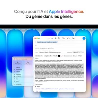 Ordinateur Apple MACBOOK Neo Puce A18 Pro CPU 6 / GPU 5 coeurs Mémoire RAM 8Go Stockage 512Go SSD Indigo - Image 7