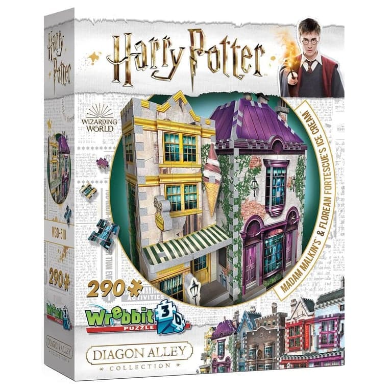 HARRY POTTER - PUZZLE 3D - MME GUIPURE ET FLORIAN FORTAROME 290 PIECES - Image 4