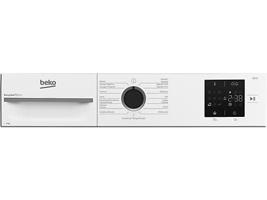 Secadora bomba de calor - Beko BM3T39220WB, 9 kg, 15 Programas, Optisense, Blanco - Image 6