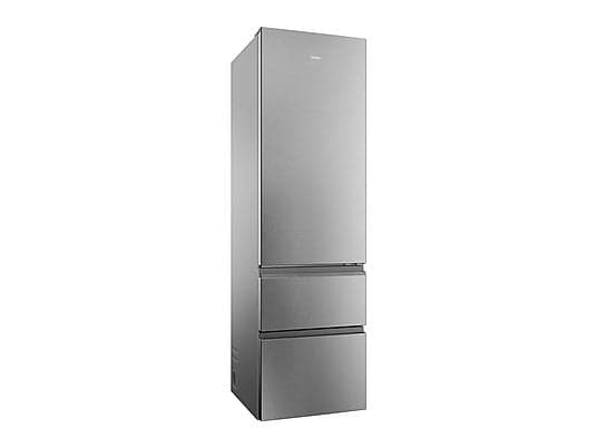Frigorífico combi - Haier 3D 60 Series 3 HTR3620DNMG, No Frost, 205 cm, 414 l, Fresh 0°C Zone, Direct Access, Inox - Image 4