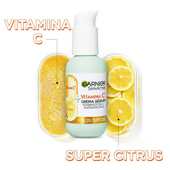 Garnier    

            Skin Active Vitamina C Crema Serum Iluminador Antimanchas - Image 1