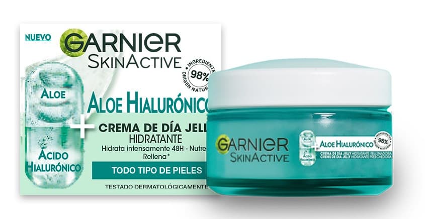 Garnier    

            Crema Skin Active 3 en 1 Aloe + Ácido Hialurónico - Image 1