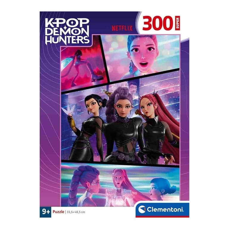 Puzzle 300 Super K-Pop Demon Hunters Clementoni - Image 2