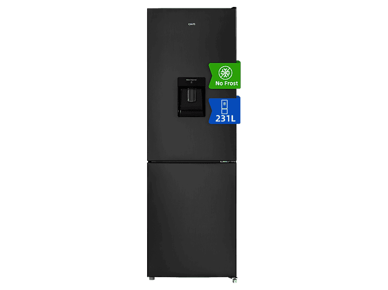 Frigorífico combi - CHIQ FBM228NE4DE, No Frost Total, Deposito Agua 2L, No Frost, Altura 170 cm, Capacidad 231 l, Color Inox Oscuro - Image 1