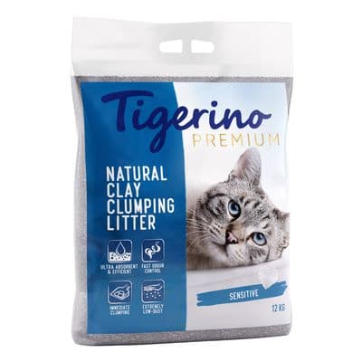 Tigerino Premium Sensitive arena aglomerante sin perfume - Image 1