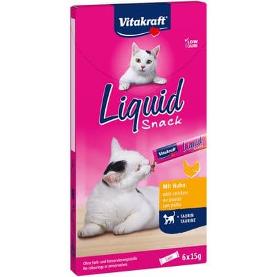 Vitakraft snack líquido con pollo y taurina para gatos - Image 1