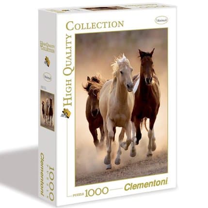 PUZZLE 1000 PIECES CHEVAUX DE COURSE - Image 2