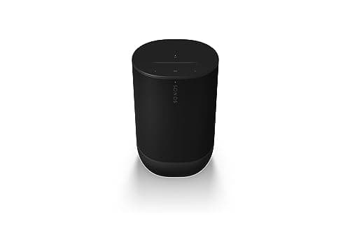 Sonos Move 2 | Enceinte Nomade sans Fil avec Wi-FI, Bluetooth, Compatible avec Amazon Alexa, 24 Heures d'autonomie, Socle de Charge sans Fil - Noir - Image 3