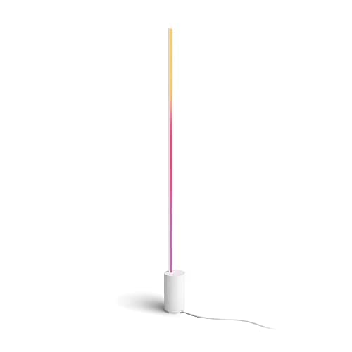 Philips Hue White and Color Ambiance, Gradient White Sign Floor Lamp, Floor Lamp with Bluetooth, LED Lamp Compatible with Alexa, Google Assistant and Apple Homekit - Image 2