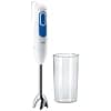 Braun MQ3000WH MultiQuick 3 Vario Aperitive, Hand Blender, 700 W, 2 Speed, Whisk, Mini Chopper 350 ml, Graduated Bowl 600 ml, Blue/White - Image 2