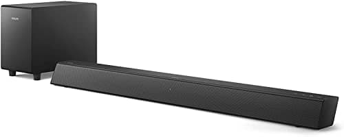 Philips B5305/12 Barre de Son TV Bluetooth avec Caisson de Basse sans Fil (2.1 Canaux, 70 W, Bluetooth, HDMI Arc, Design Géométrique avec Support de Fixation Murale) - Modèle 2020/2021 - Image 3