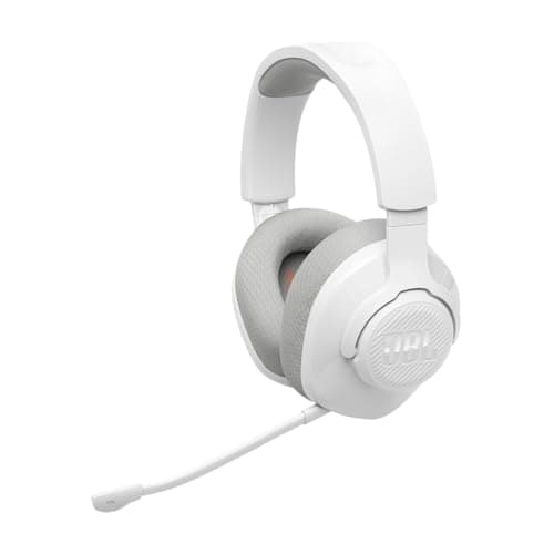 JBL Quantum 360 Wireless Over-Ear Gaming Headset, Dual 2.4GHz Bluetooth Connection, 22H Battery Life, Detachable Mic, Multi-Platform Compatible, White - Image 3