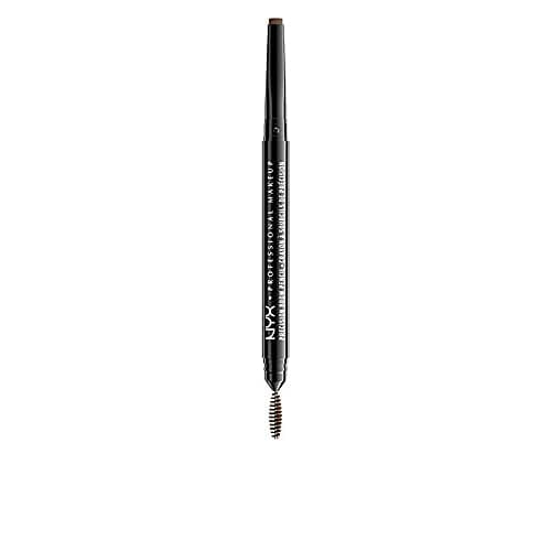 NYX Professional Makeup Crayon à Sourcils Precision Brow, Double-Embout avec Crayon Plat et Goupillon, Teinte : Ash Brown (04) - Image 3