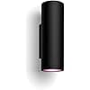 Philips Hue White and Color Ambiance Appear Connected LED Outdoor Wall Light, Philips Lighting Compatible with Alexa, Google Assistant and Apple HomeKit, Black - Image 2