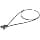 kwmobile Magnetic Strap Compatible with Samsung Galaxy Buds 3 / Soundcore P20i / Wave Beam/Fun Air Pro 4 - 80 cm Magnetic Silicone Strap for Wireless Earphones Black - Image 2
