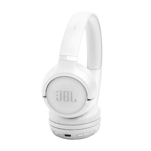 JBL Tune 530 BT, Casque Audio sans Fil, léger et Confortable, Bluetooth 6.0, autonomie jusqu'à 76 h, Charge Rapide, Design Pliable, Son JBL Pure Bass, Google Fast Pair, Microsoft Swift Pair, Blanc - Image 6